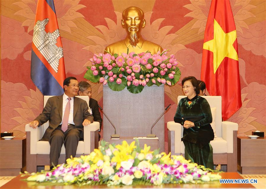 VIETNAM-HANOI-CAMBODIAN PRIME MINISTER-VISIT