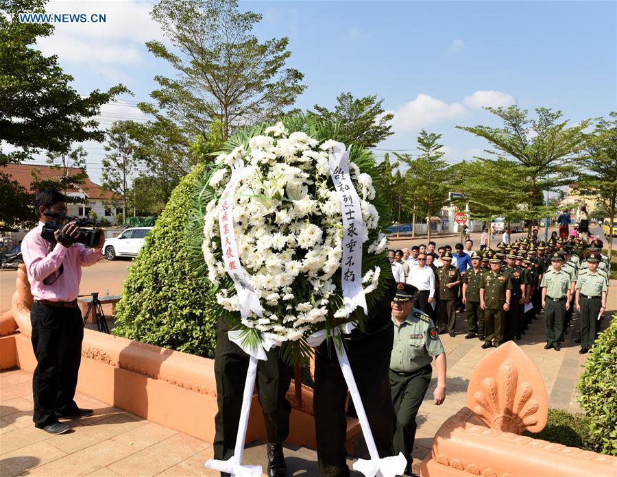 CAMBODIA-SKUN-CHINESE PEACEKEEPERS-COMMEMORATION CEREMONY