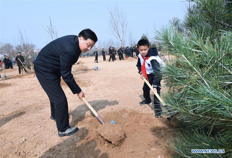 CHINA-BEIJING-TOP LEADERS-TREE PLANTING (CN)