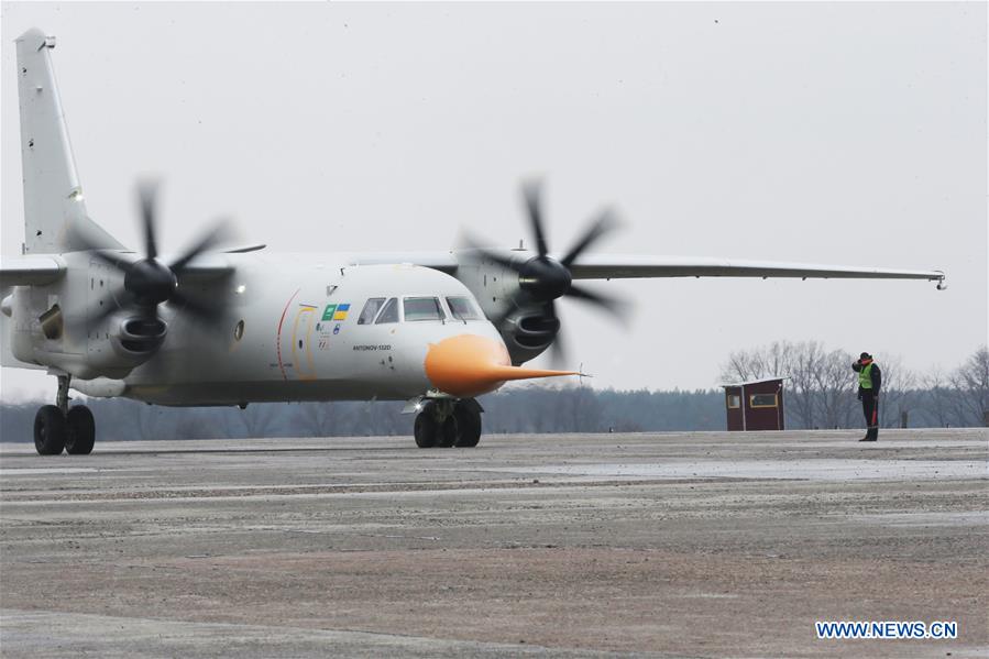 UKRAINE-AN-132 LIGHT TRANSPORT PLANE-MAIDEN FLIGHT