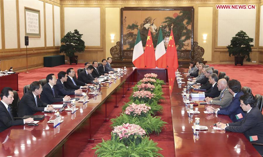 CHINA-ITALY-LI KEQIANG-MEETING (CN)