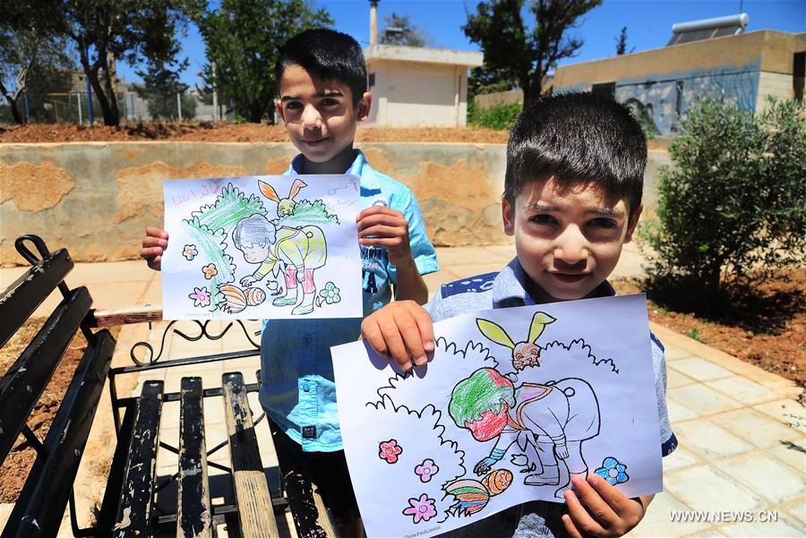 SYRIA-DAMASCUS-HOMELESS-KIDS