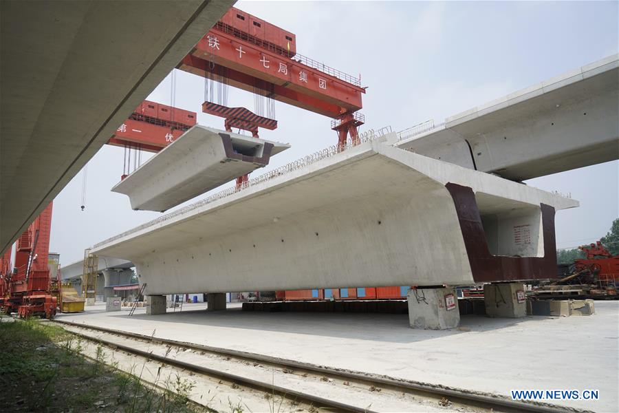 CHINA-ZHENGZHOU-WANZHOU HIGH-SPEED RAILWAY-CONSTRUCTION (CN)
