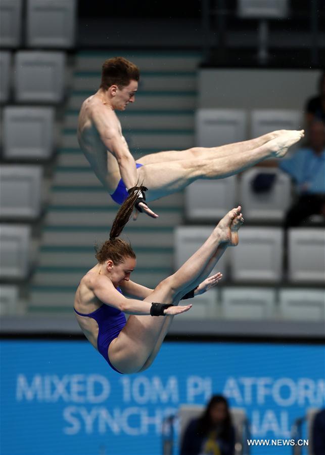 (SP)HUNGARY-BUDAPEST-FINA WORLD CHAMPIONSHIPS-DIVING-MIXED 10M PLATFORM SYNCHRONISED FINAL