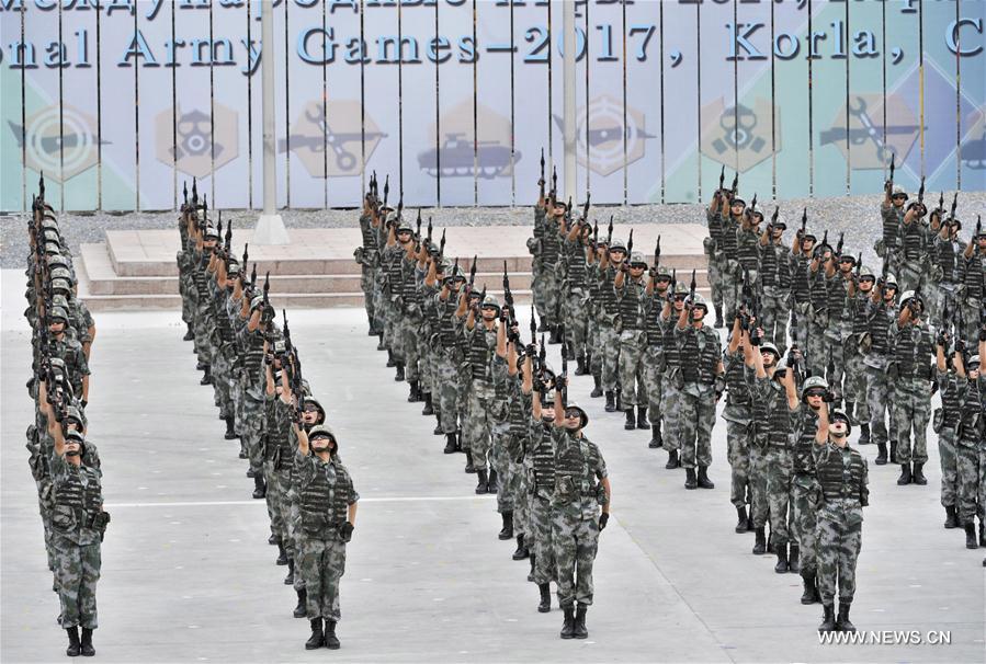 CHINA-XINJIANG-KORLA-ARMY GAMES-KICK OFF(CN)