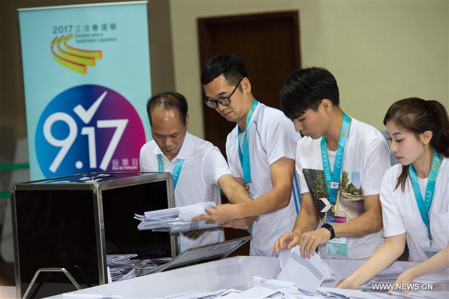 CHINA-MACAO-SIXTH LEGISLATIVE ELECTION(CN)