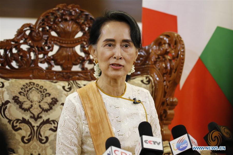 MYANMAR-NAY PYI TAW-AUNG SAN SUU KYI-CHINA-INTERVIEW