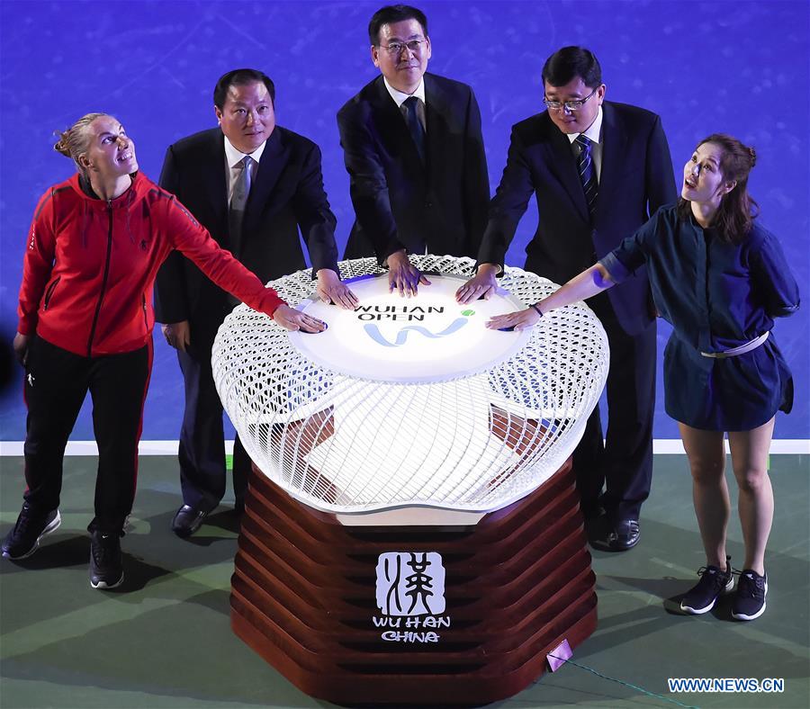 (SP)CHINA-WUHAN-TENNIS-WTA-WUHAN OPEN-OPENING CEREMONY(CN)
