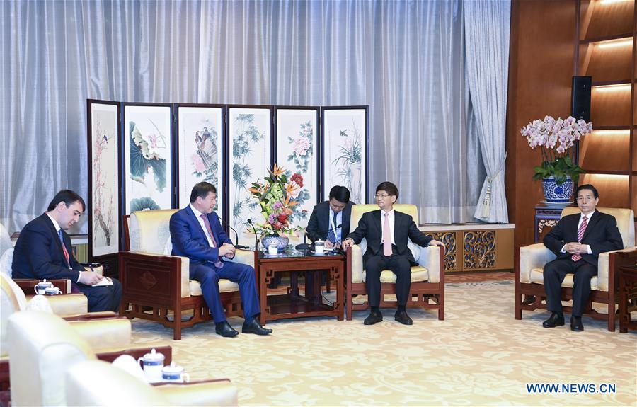CHINA-BEIJING-INTERPOL GENERAL ASSEMBLY-MENG JIANZHU-TAJIKISTAN-MEETING (CN)