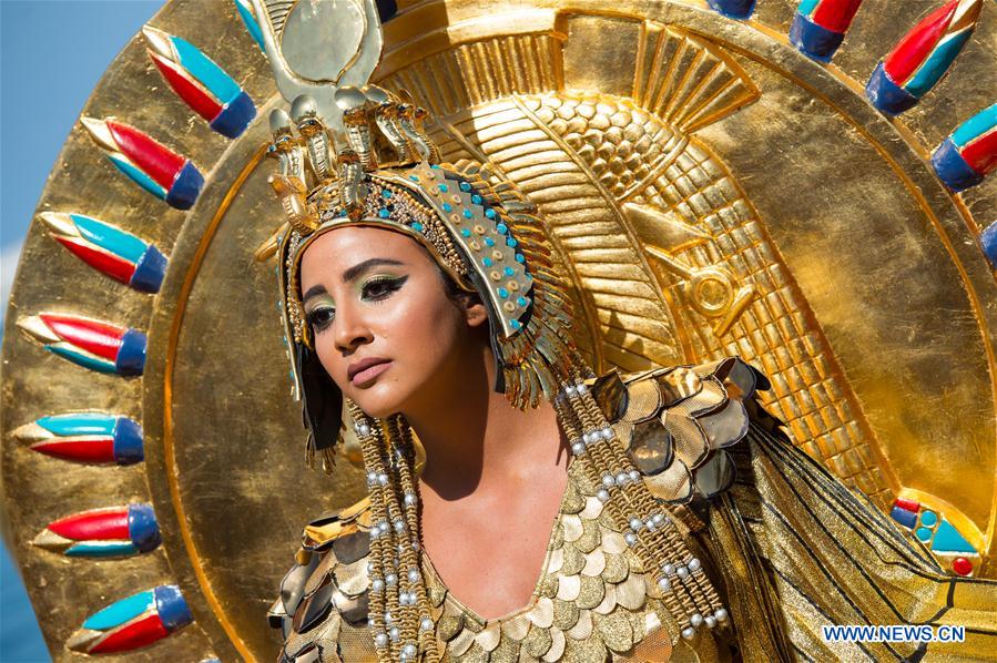 Egypt S Alexandria Hosts Cleopatra Themed Celebration Xinhua