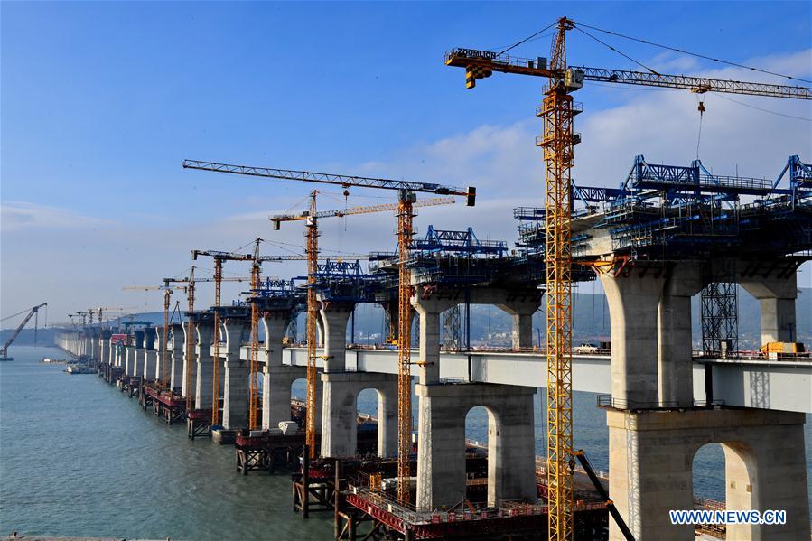 CHINA-FUJIAN-HIGHWAY-RAILWAY BRIDGE-CONSTRUCTION (CN) 
