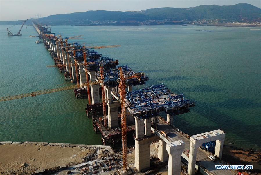 CHINA-FUJIAN-HIGHWAY-RAILWAY BRIDGE-CONSTRUCTION (CN) 