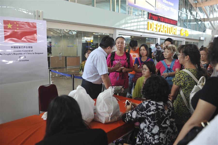 INDONESIA-BALI-CHINESE TOURIST-AIRPORT