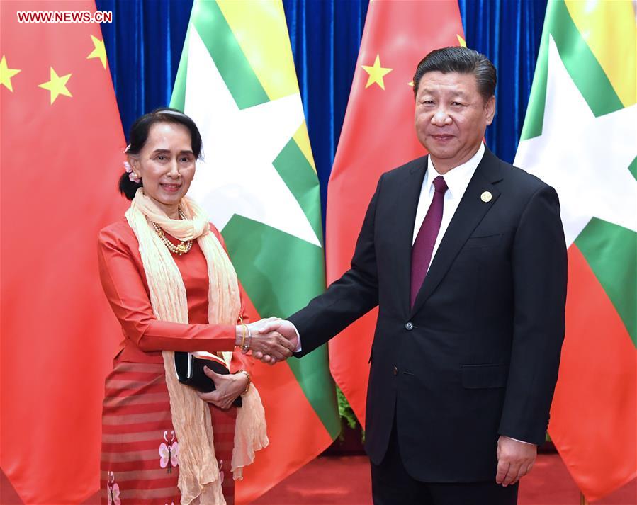 CHINA-MYANMAR-XI JINPING-MEETING (CN)