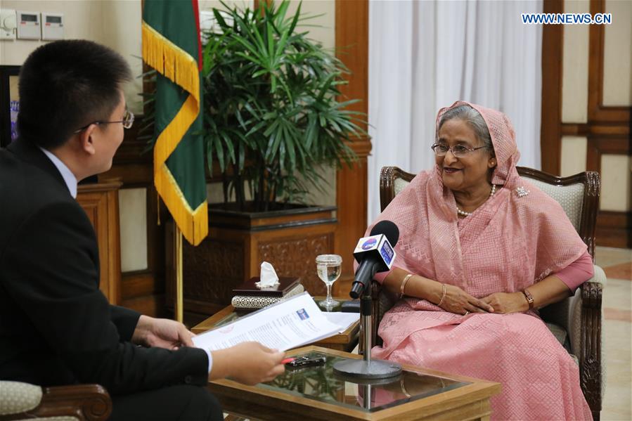 BANGLADESH-DHAKA-PM-INTERVIEW