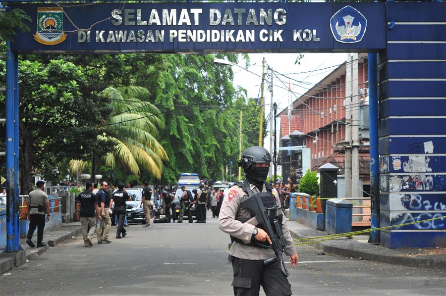 INDONESIA-TANGERANG-ATTACK AGAINST POLICE
