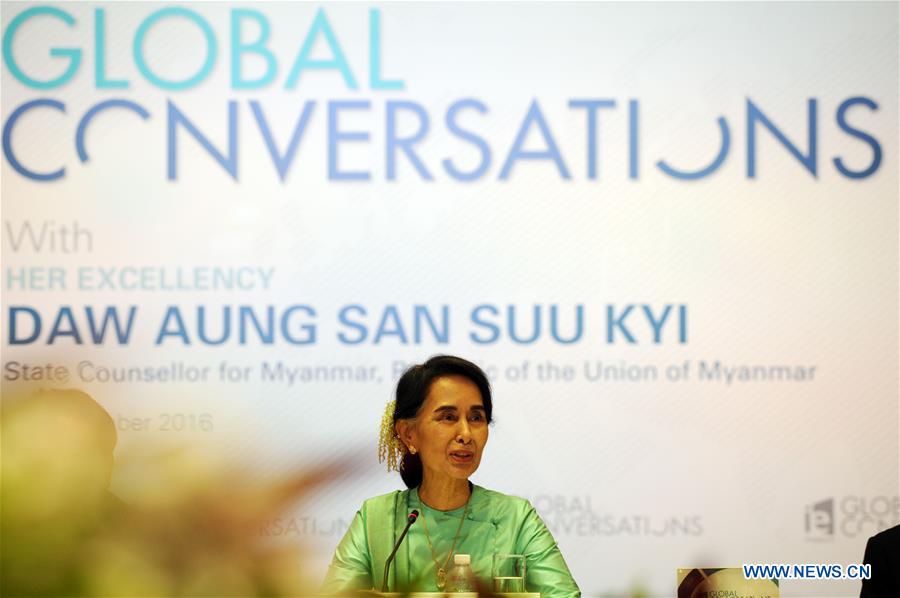 SINGAPORE-IE SINGAPORE'S GLOBAL CONVERSATIONS-AUNG SAN SUU KYI