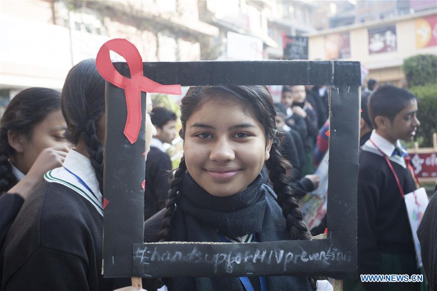NEPAL-KATHMANDU-WORLD AIDS DAY