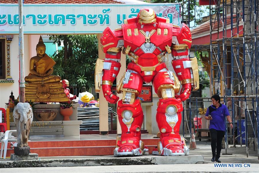 THAILAND-SAMUT PRAKAN-BUDDHISM-TEMPLE-COMIC