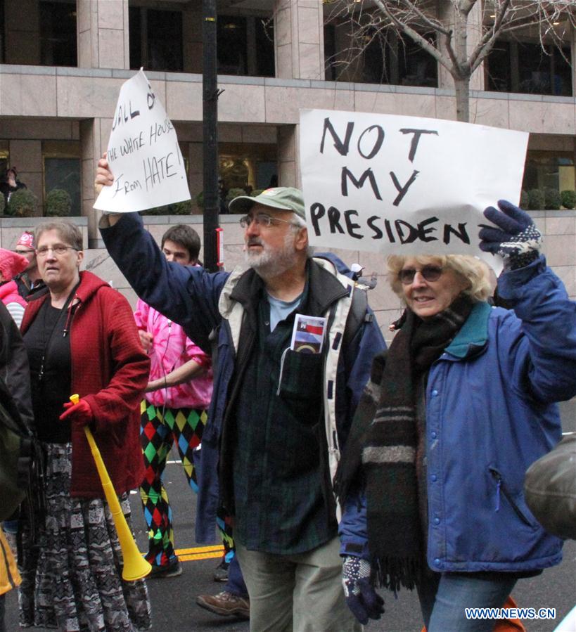 U.S.-WASHINGTON D.C.-PRESIDENT-INAUGURATION-TRUMP-PROTEST