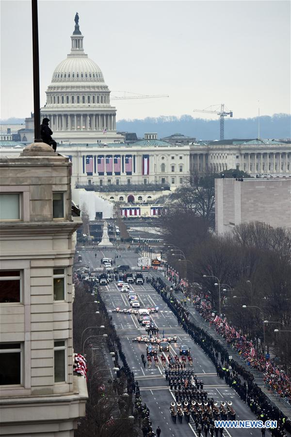 U.S.-WASHINGTON D.C.-PRESIDENT-TRUMP-INAUGURAL PARADE