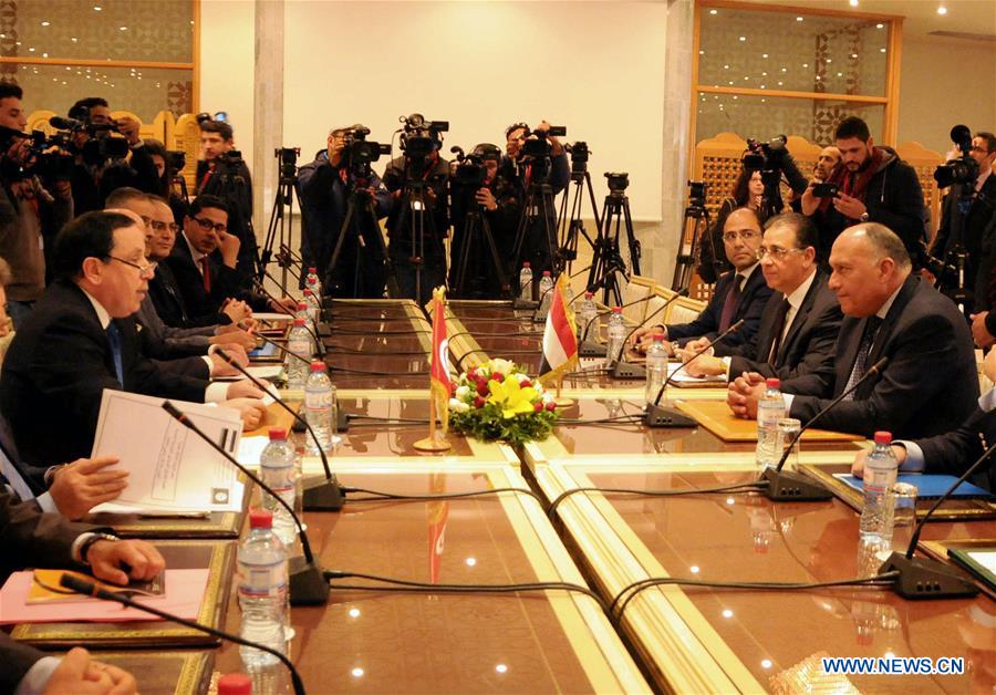 TUNISIA-EGYPT-FM-MEETING