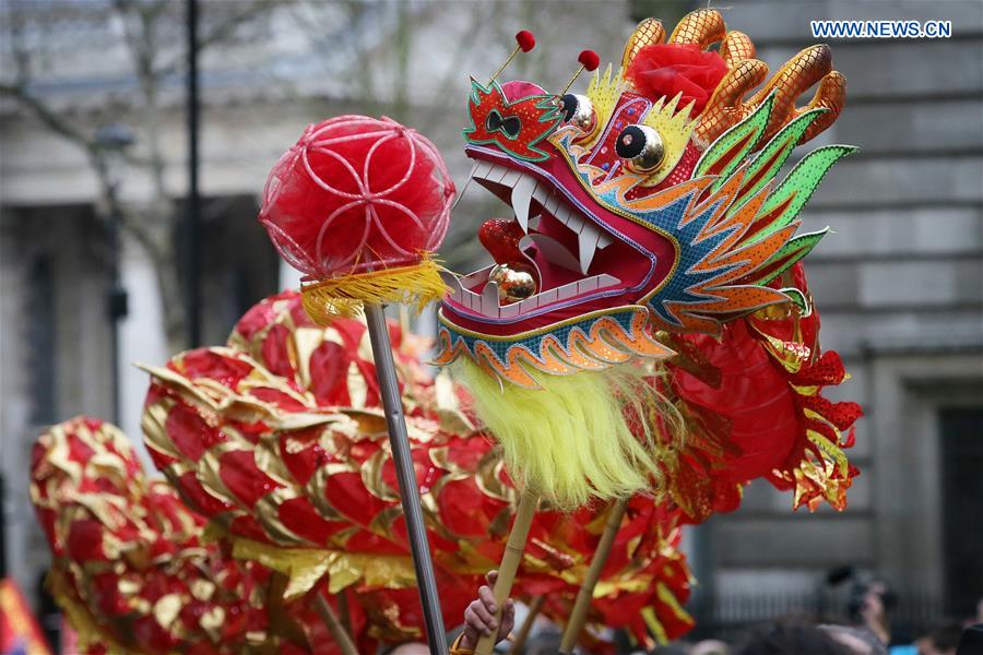 BRITAIN-LONDON-CHINESE LUNAR NEW YEAR-PARADE