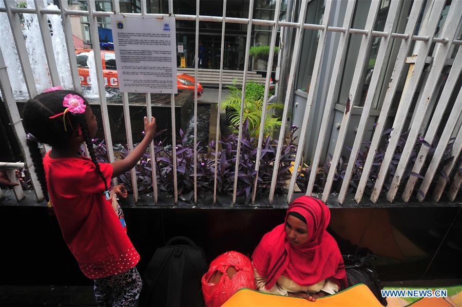 INDONESIA-JAKARTA-ASYLUM SEEKERS-PROTEST
