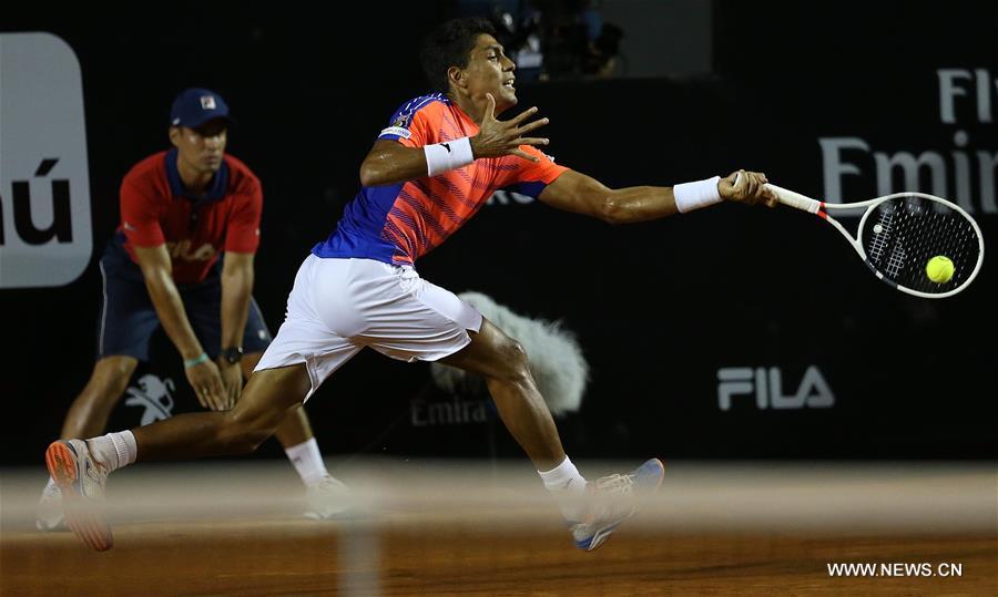 Thiago Monteiro won 2-1 to enter the quarterfinals.