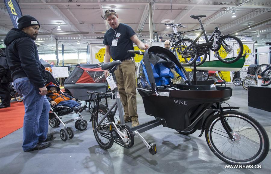 The annual three-day show kicked off on Friday, featuring the most up-to-date displays of new bicycles and accessories from over 175 exhibitors