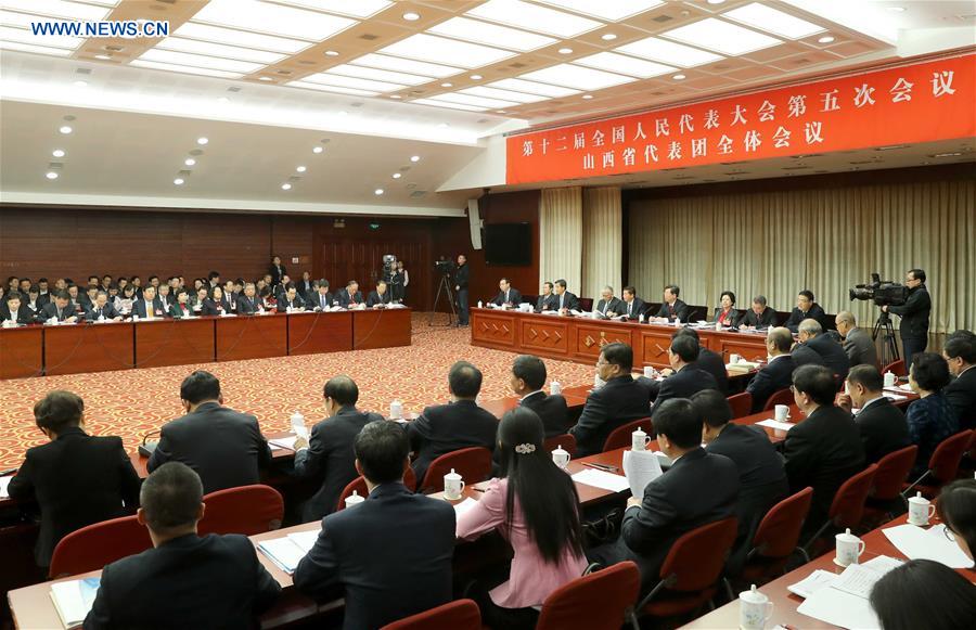 (TWO SESSIONS) CHINA-BEIJING-NPC-SHANXI DELEGATION-PLENARY MEETING-OPEN (CN)
