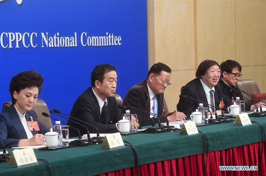 (TWO SESSIONS)CHINA-BEIJING-CPPCC-PRESS CONFERENCE-CULTURE (CN)