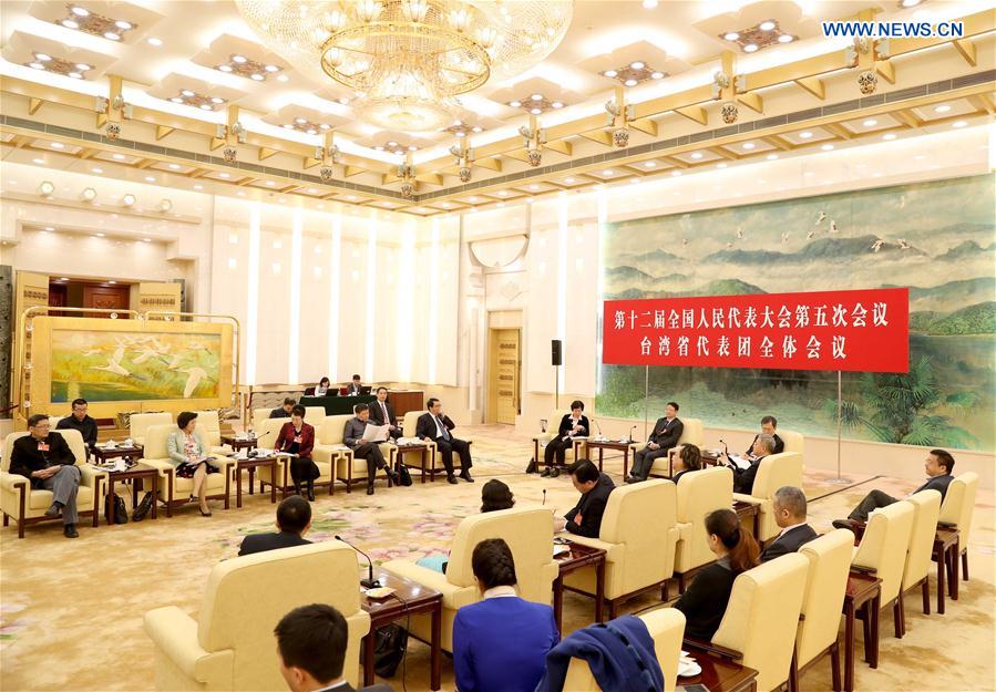 (TWO SESSIONS)CHINA-BEIJING-NPC-TAIWAN DELEGATION-PLENARY MEETING-OPEN (CN)