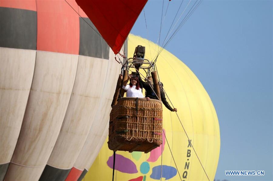 MEXICO-TEOTIHUACAN-EVENT-HOT AIR BALLOONS