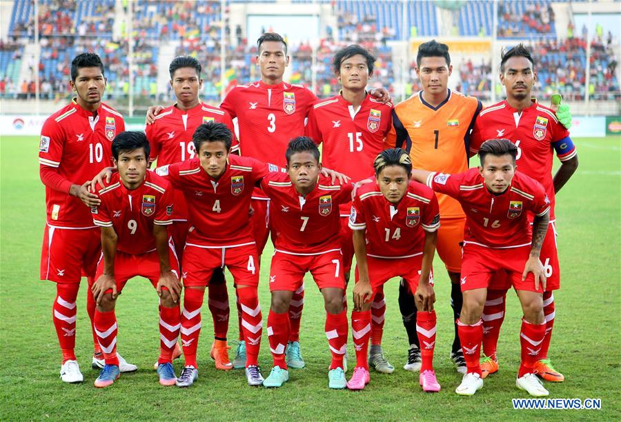 (SP)MYANMAR-YANGON-AFC ASIAN CUP QUALIFIERS-MYANMAR VS INDIA