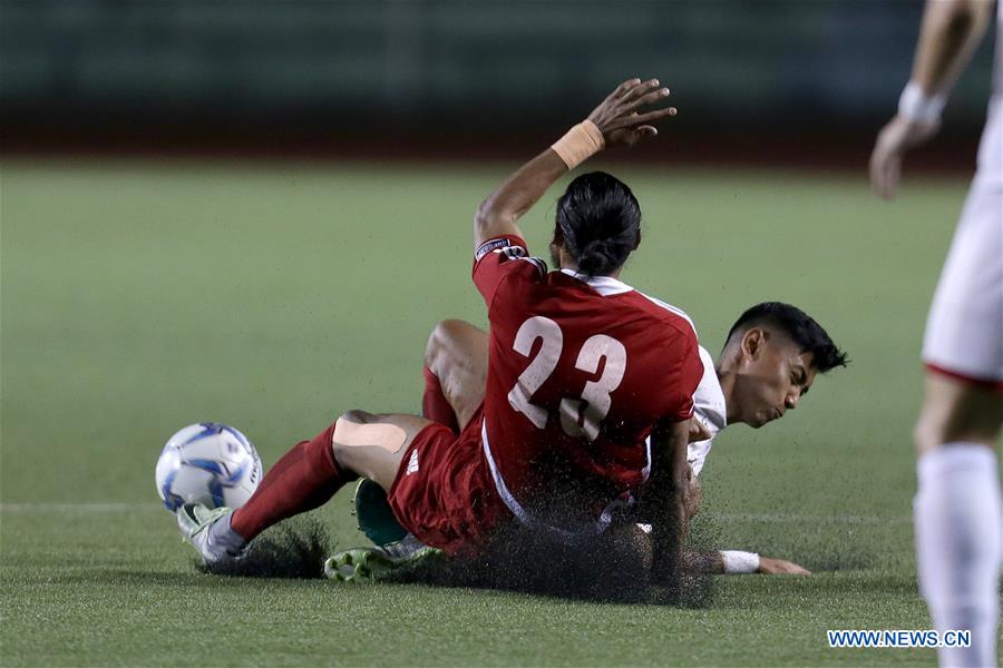 (SP)PHILIPPINES-MANILA-SOCCER-AFC ASIAN CUP UAE 2019-QUALIFIERS-PHI VS NEP