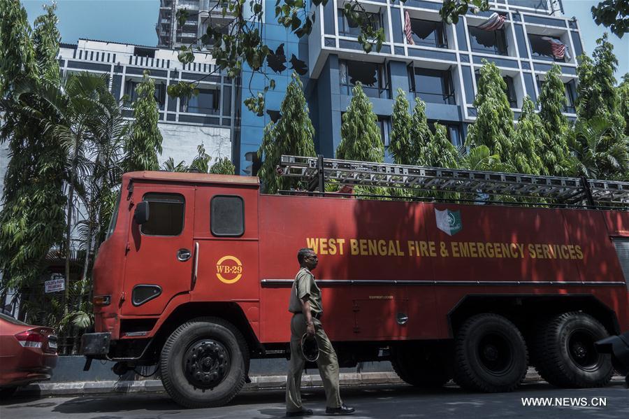 At least two people were killed and six others suffered burn injuries in a devastating fire inside a hotel in India's eastern state of West Bengal on Thursday, police said.