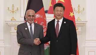 Chinese president meets with Afghan counterpart in Tashkent