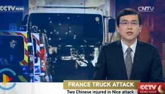 Two Chinese injured in Nice attack