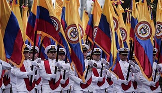 Message of peace highlighted in Colombia’s Independence Day parade