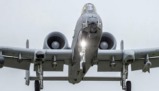 U.S. Air Force A-10 Thunderbolt takes part in joint training in Estonia