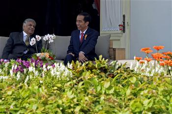 Indonesian president holds discussions with visiting Sri Lankan PM