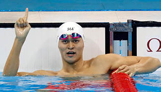 China's Sun Yang qualifies fastest for 200m freestyle final