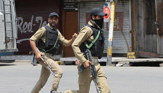 7 security personnel injured in attack in Indian-controlled Kashmir