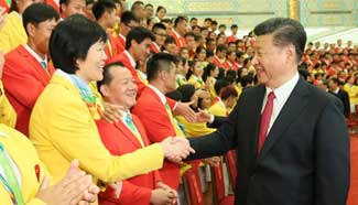 Chinese leaders meet Olympic delegation