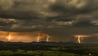 Stunning lightning pictures captured in Australia