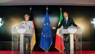 Italian Prime Minister meets Merkel in Italy