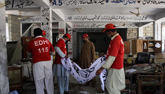 12 killed, 27 injured in suicide attack on court in Pakistan