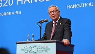 EU Delegation press conference of G20 Summit held in Hangzhou