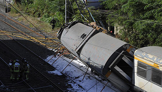 At least 4 killed after train derailment in NW Spain